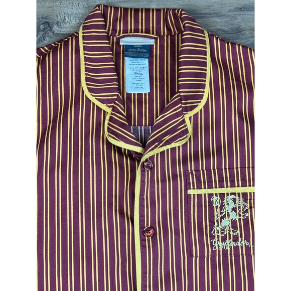 Pottery Barn Harry Potter Teen GRYFFINDOR Pajama Set Size Large - Picture 2 of 9